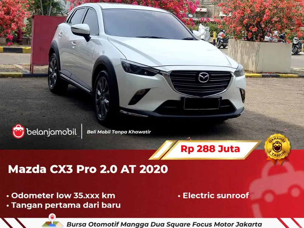 [ GARANSI 1TH ] Mazda CX-3 CX3 CX 3 Pro Sunroof 2.0 AT 2020/2021