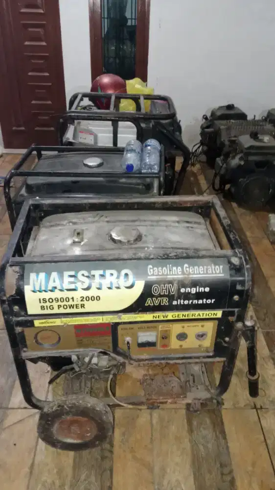 Genset, AC, stabilizer, showcase