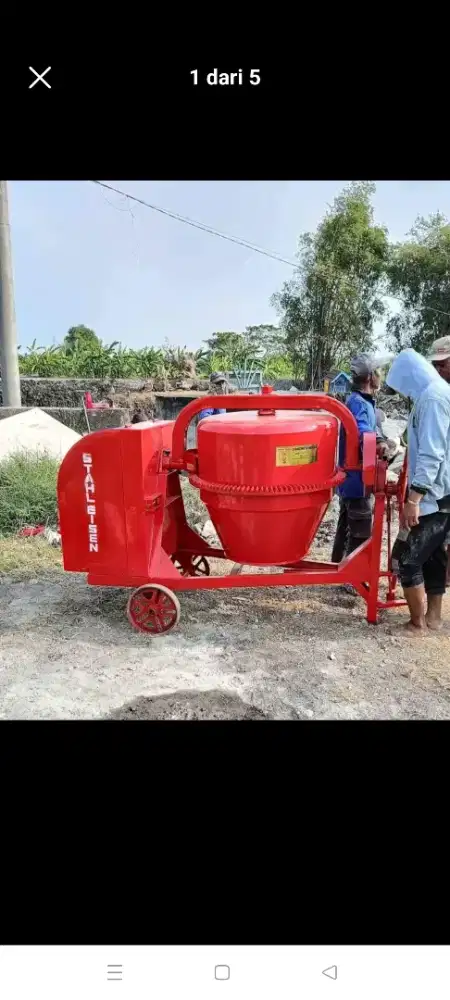 Molen cor 50kg stahleisen komplit diesel siap pakai