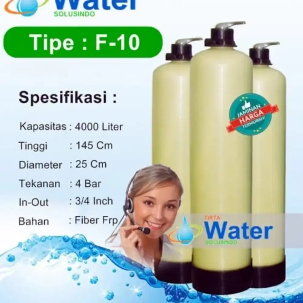 Pasang filter air(bonus cuci toren)