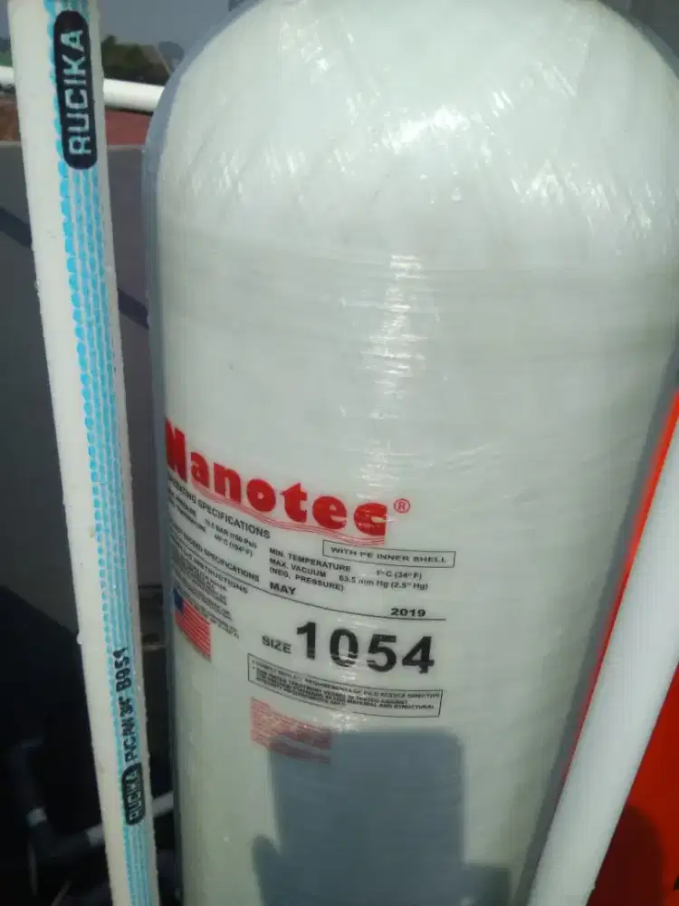 Ganti isi media filter air (bonus cuci toren)