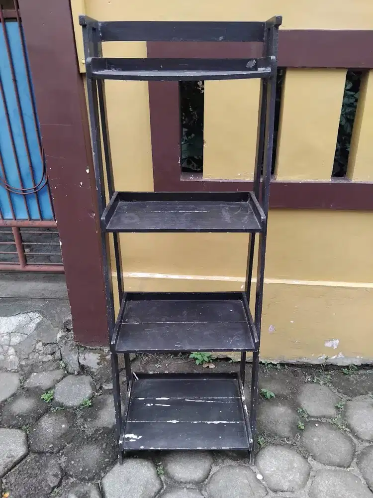 rak kayu serbaguna murah T145cm