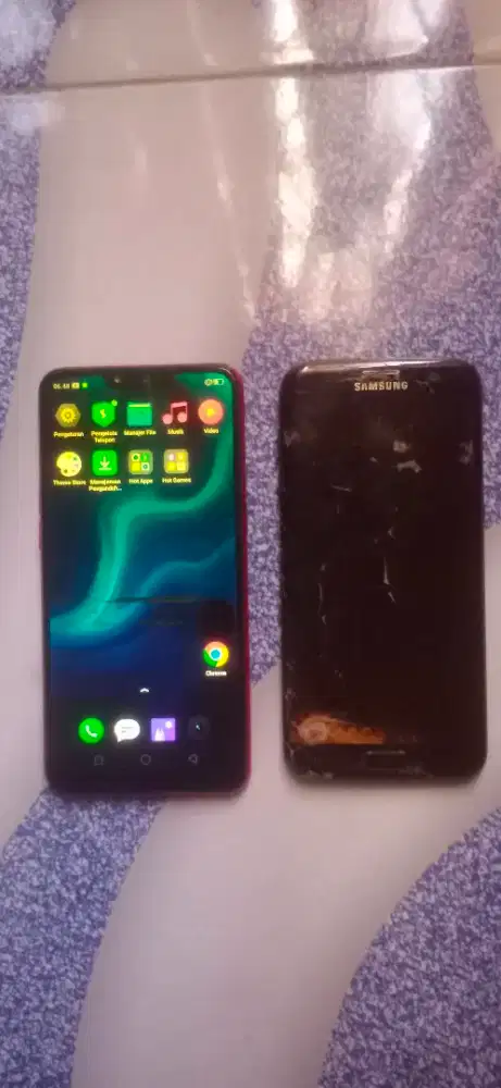 Hp minusan samsung s7 edge & Realme c1