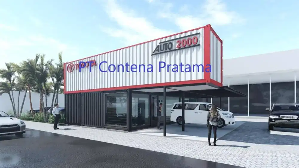 Container Showroom Mobil (Container Modifikasi)