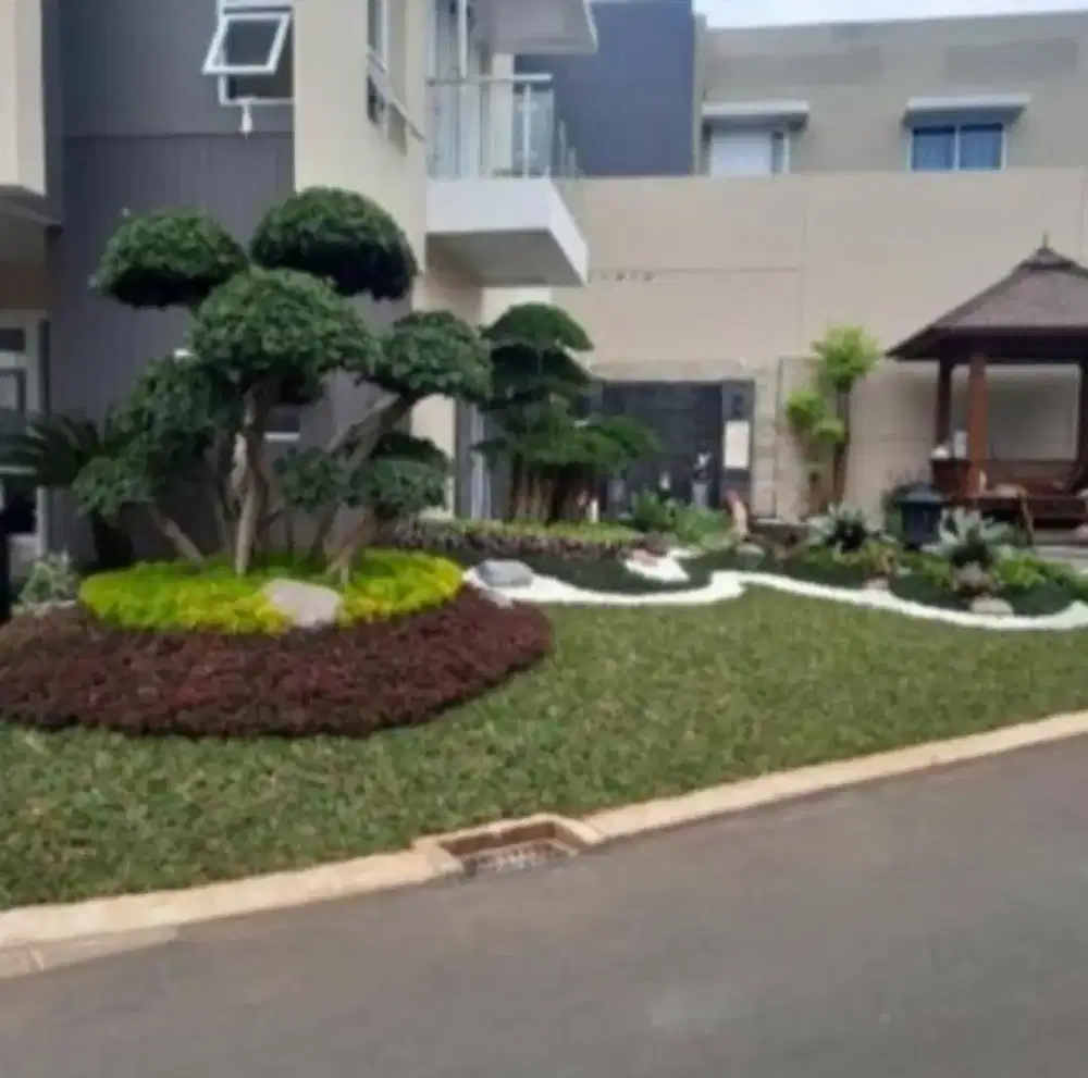 Jasa pembuatan taman zen garden taman kering