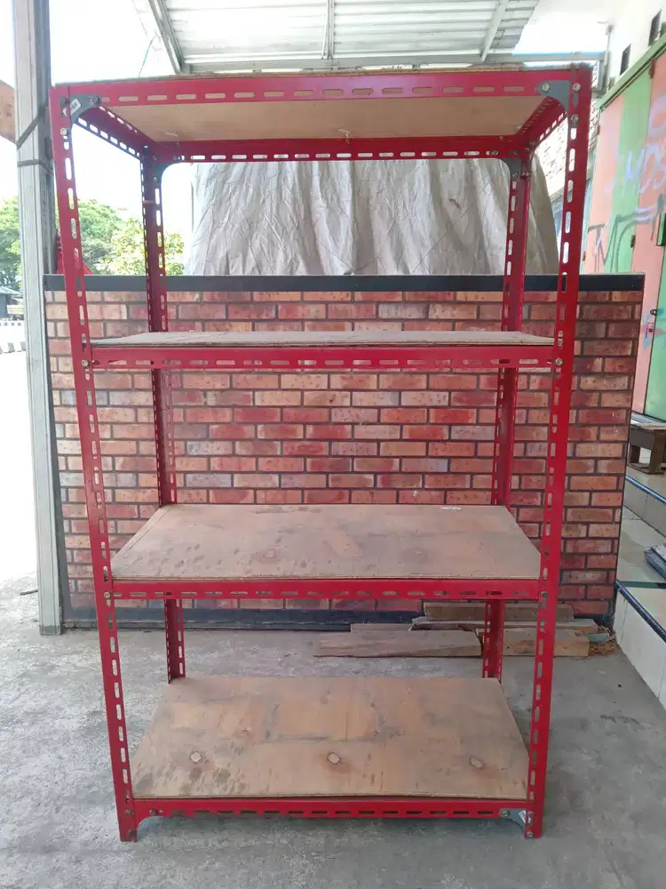 rak besi murah 4 tingkat