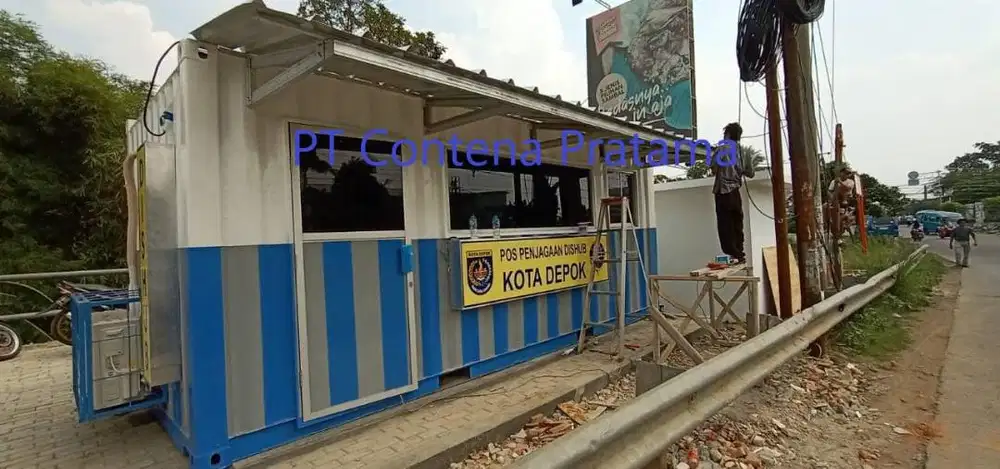 Pos Jaga Satpam (Container Modifikasi)