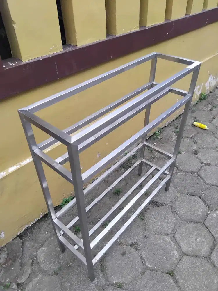 rak stainless ex dapur hotel  murah
