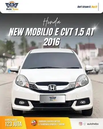 Honda Mobilio E CVT 2016