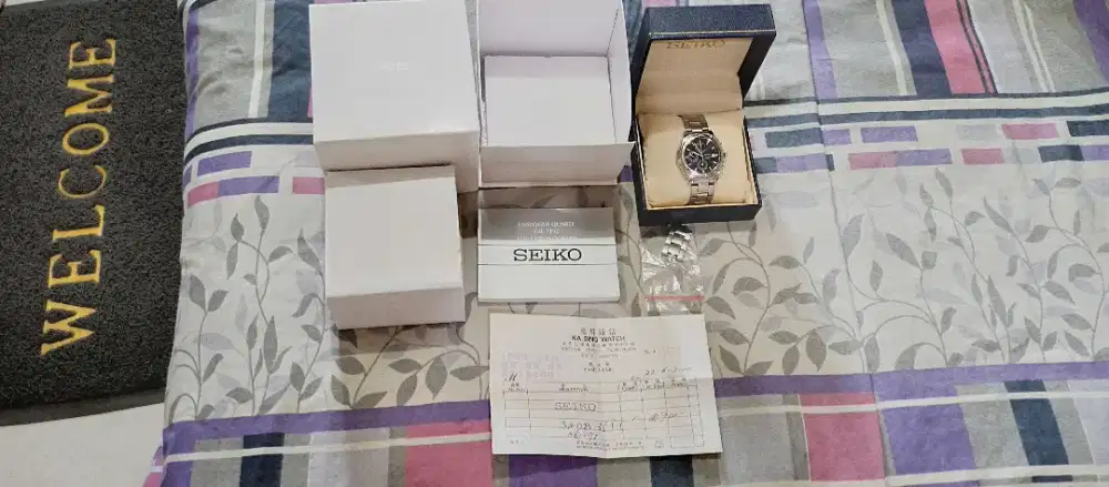Jam Tangan Seiko Chronograph 50m Like New