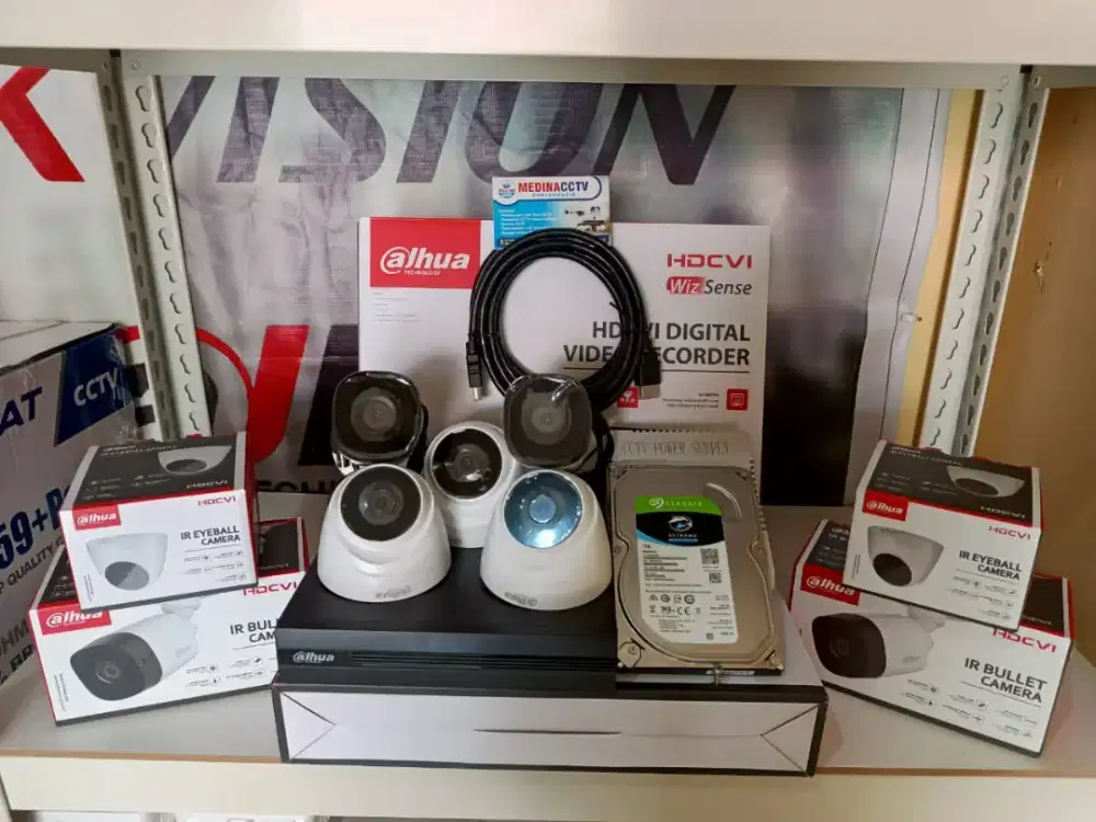 CCTV Paket 5 Kamera Fullset