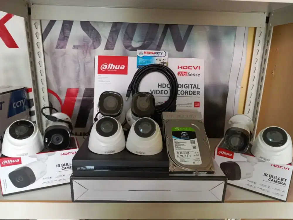 Paket CCTV 8 Kamera Fullset