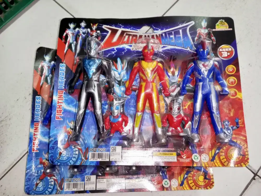 Mainan Anak Robot Ultraman isi 3