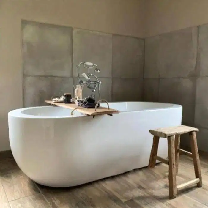 bathtub terrazzo tipe oval dewasa