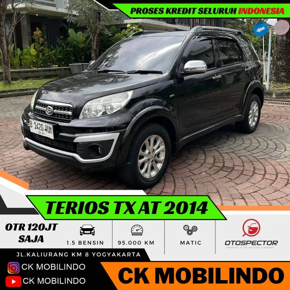(Dp10jt) Daihatsu Terios TX Matic 2014 Pajak Baru Kredit Murah
