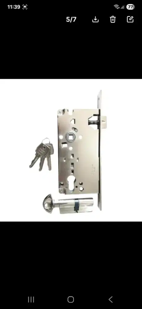 Lockcase | mesin kunci pintu AGB 60mm