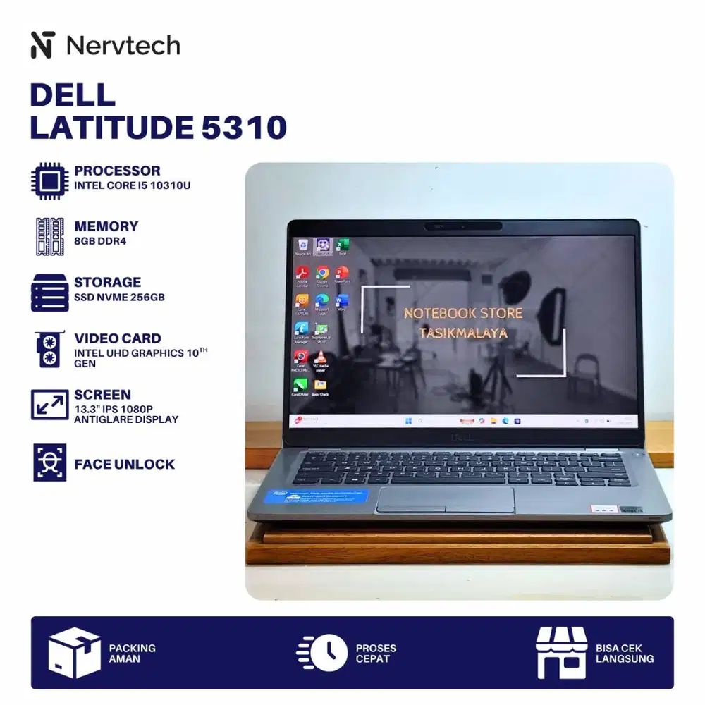 Dell Latitude 5310 Core i5 10310U 8GB/256GB 13 inch 1080p Face Unlock