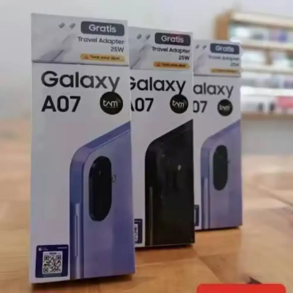 Samsung galaxy A07 ram 6gb 128gb dan4/64 resmi