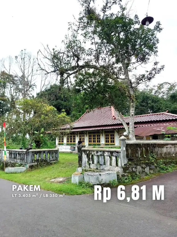 Dijual Rumah Halaman Luas di Area Sejuk Pakem