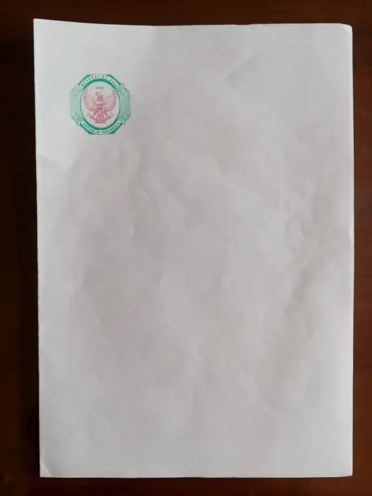 Kertas Segel 2002 / 2000 / Ct 2000 Double