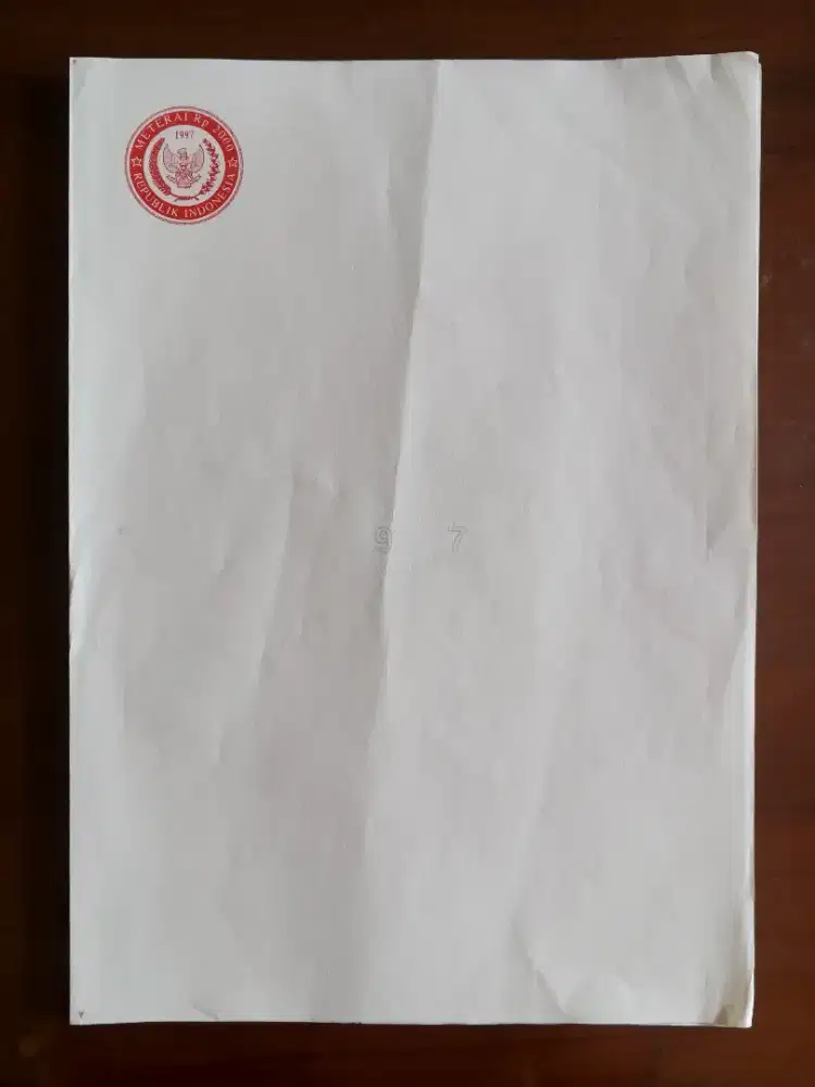 Kertas Segel 1997 / 1995 / 1994 / 1992 / 1990 Double