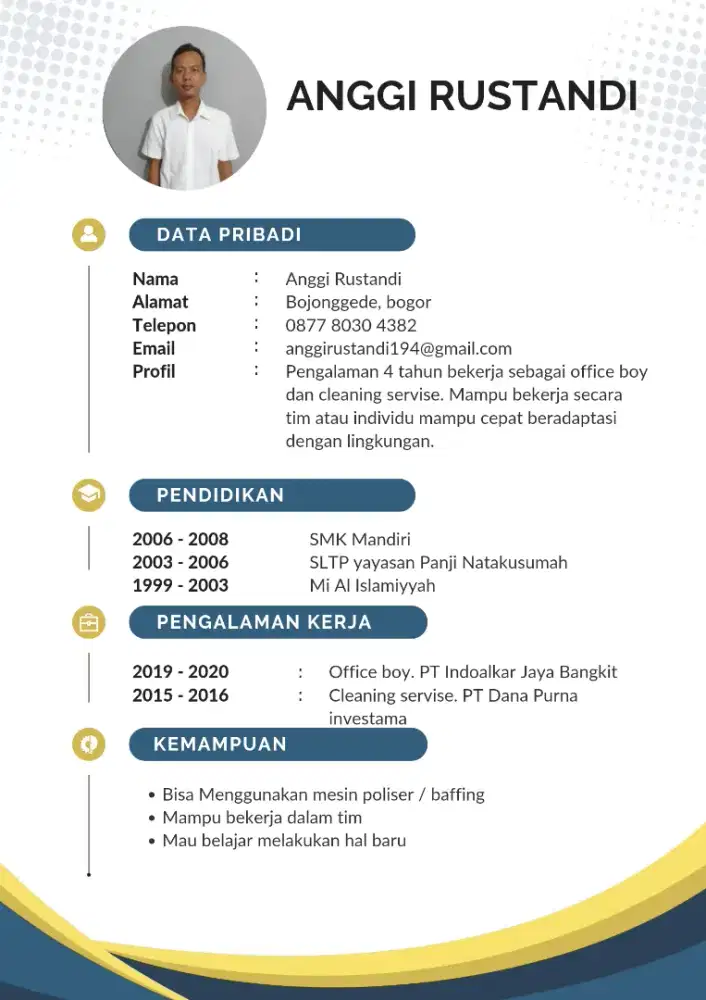 Cari kerja office boy/ cleaning servis