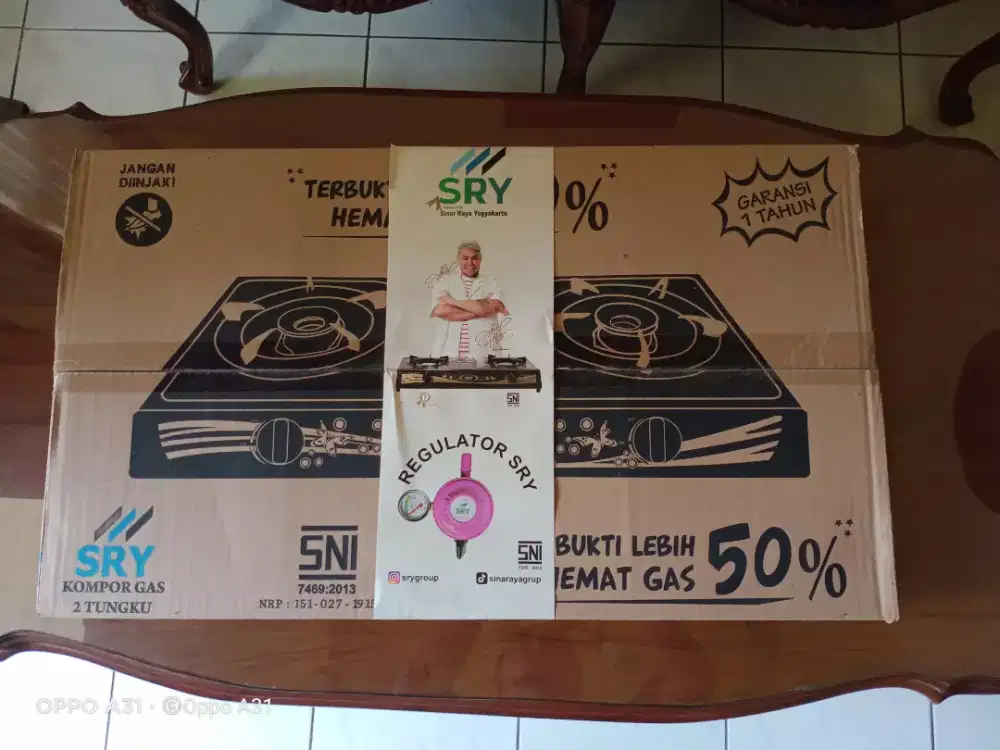 Kompor gas SRY 2 tungku