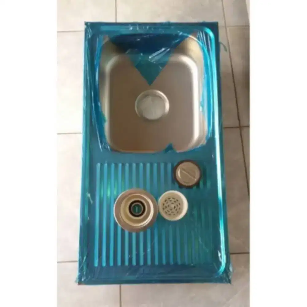 Wastafel bak cuci piring ~ Stainless  + BONUS FILTER SARINGAN