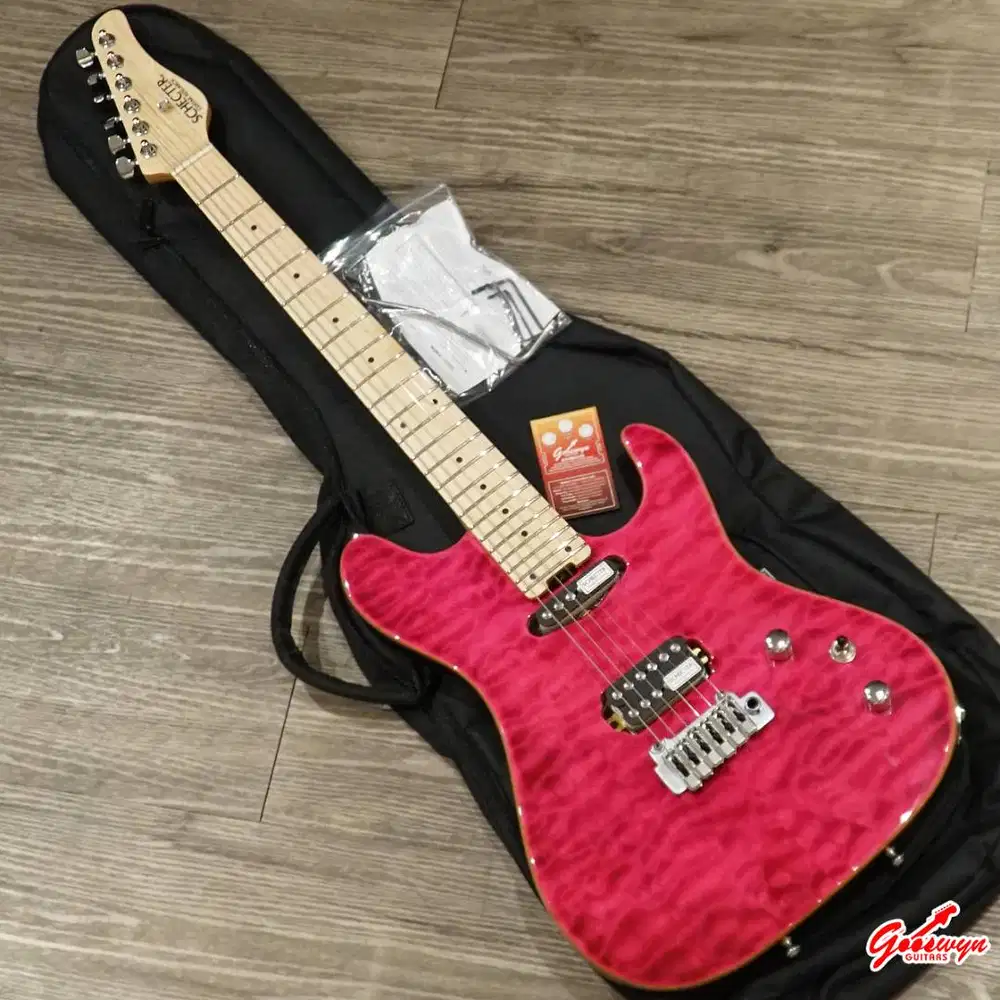 Schecter Japan MZ-1 See Thru Pink