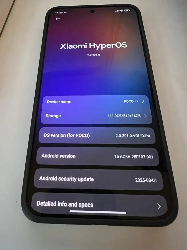 Xiaomi Poco F7 12/512 Fullset Mulus NoMinus