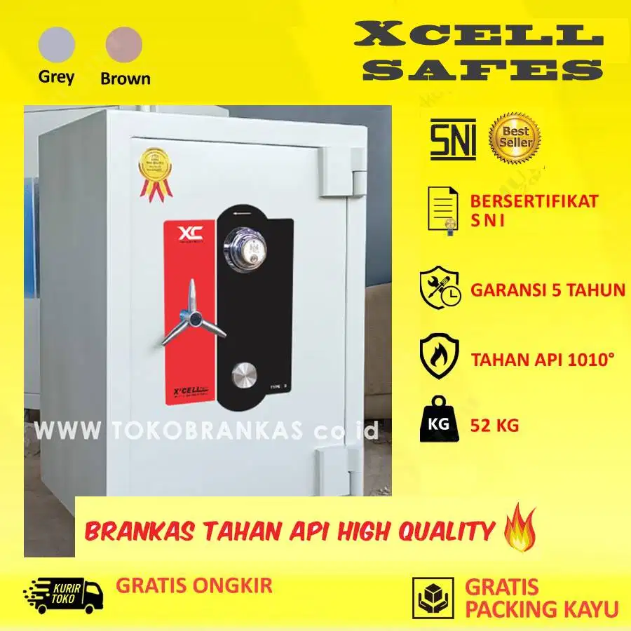 Brankas ZIGER SAFES XCELL-60A Brangkas Garansi baru murah Free Ongkir