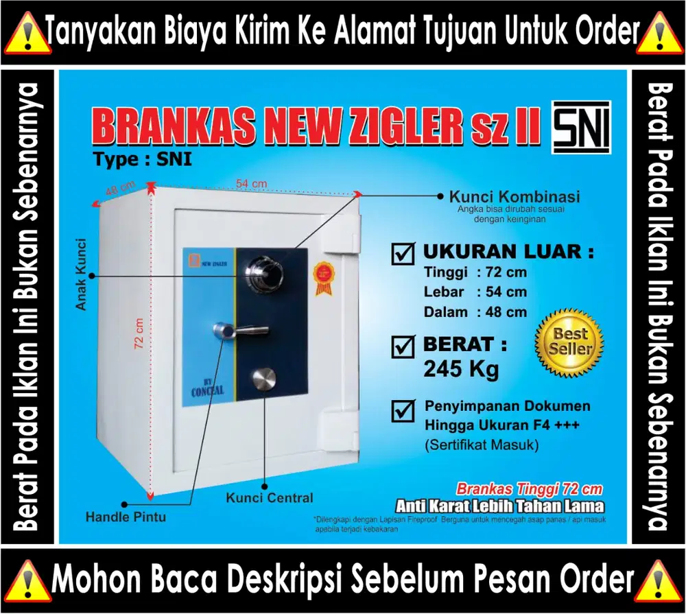 brankas kecil Safe deposit box brangkas rumah tangga lemari kotak uang