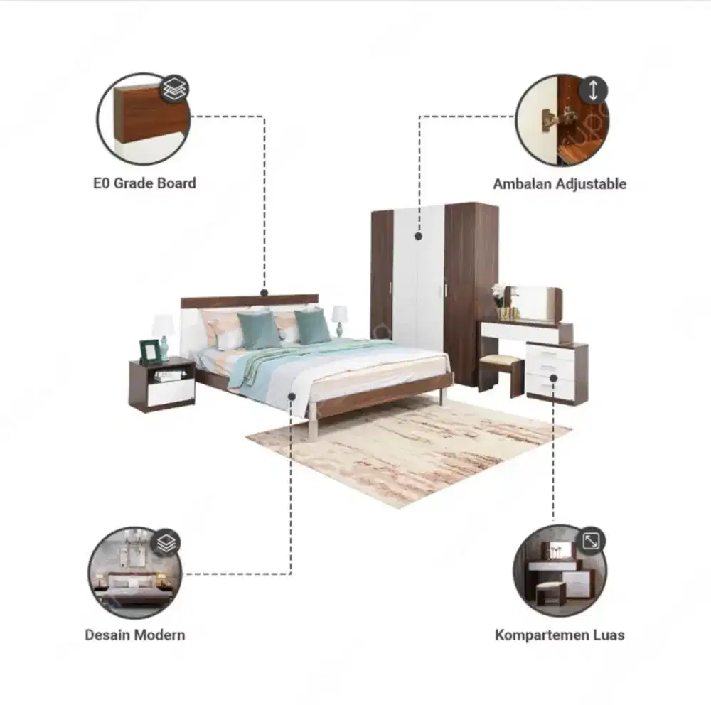 DIJUAL 1 SET FURNITURE INFO*MA