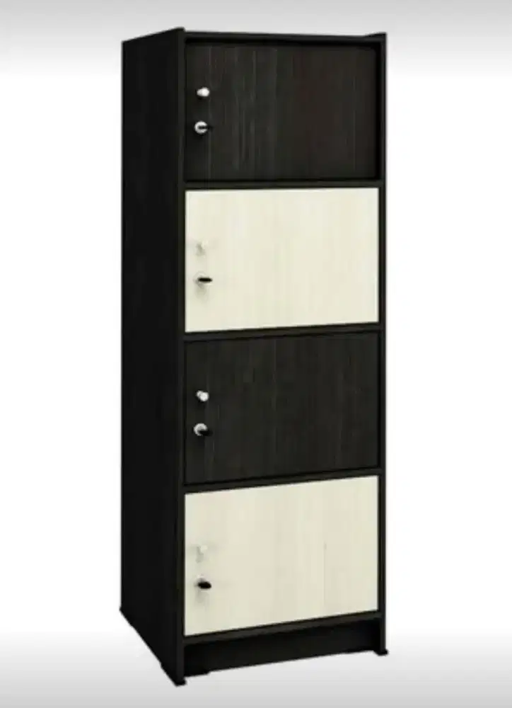 Rak Serba Guna 4 Pintu Activ Primo LSG 4 Zalkova - Tsugawood Ash