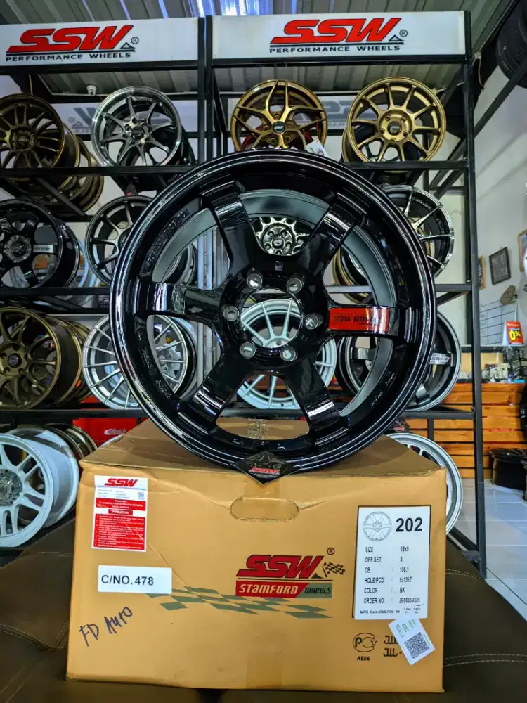 Velg ssw TE37pro r18 6x139.7 lbr9 et0
