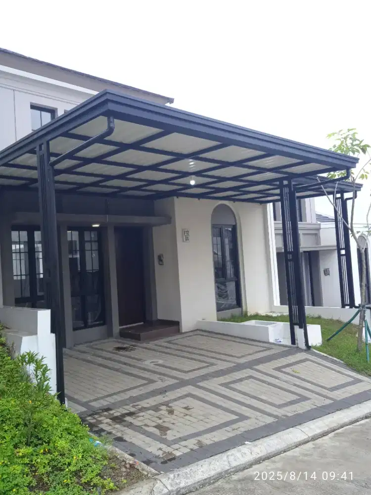 Kanopi solar flat minimalis
