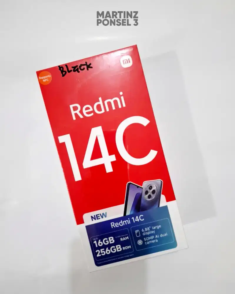 Xiaomi Redmi 14C NFC 6/128 Garansi resmi 15 bulan