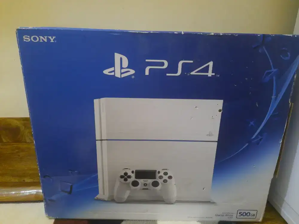 (BANYAK GAME) PS4 FAT GLACIER WHITE 500GB