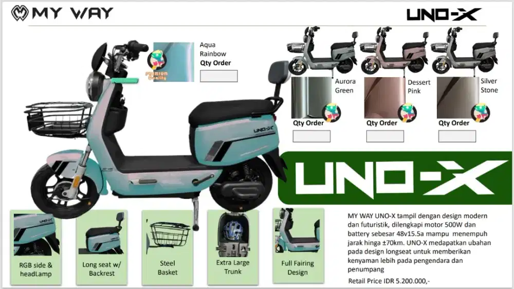 Sepeda Listrik Polygon My Way UNO-X