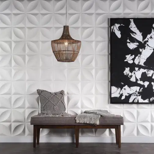 Wallpanel 3D PVC Dekorasi Dinding Ukuran 30x30cm / 50x50cm