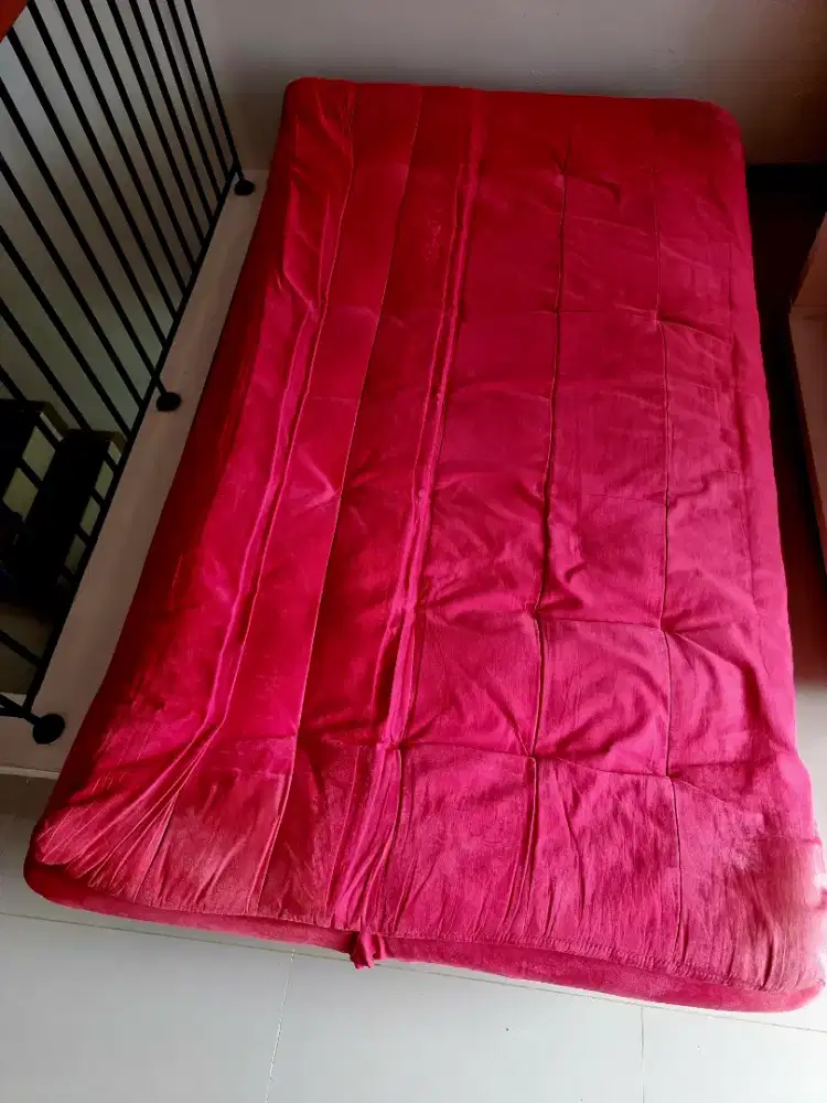 Sofa bed fabric informa - merah