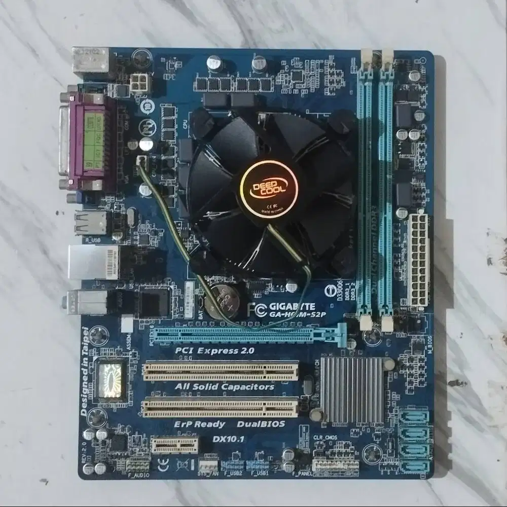 Motherboard PC Gigabyte GA H61M S2P + Processor Intel Core i3 LGA 1155