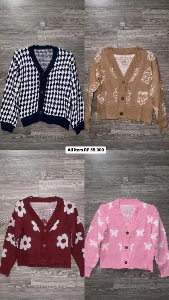 Cardigan Rajut Premium