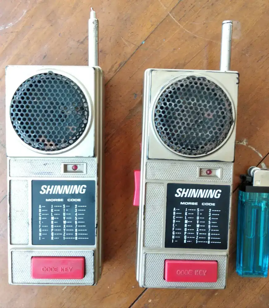 mainan Walkie Talkie Morse handy talkie hp jadul kuno antik lawas