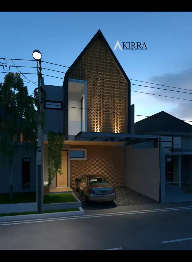 Jasa desain rumah mewah modern
