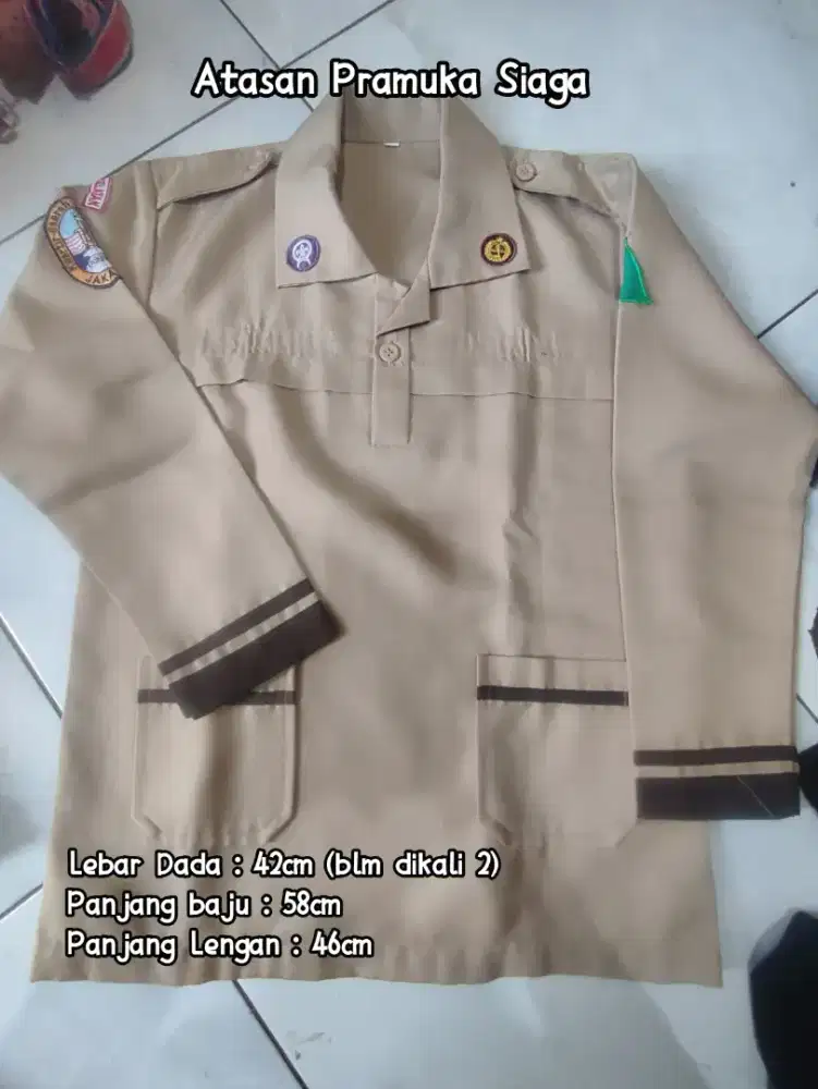 PRELOVED SERAGAM PRAMUKA SIAGA