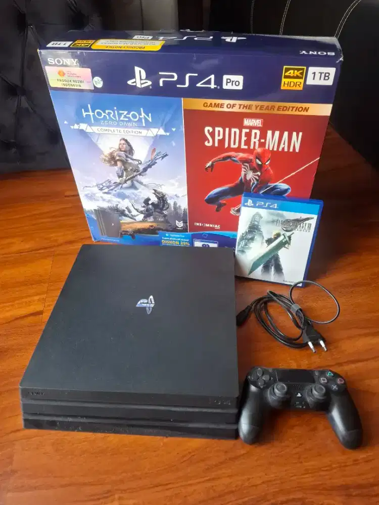 Ps4 pro 7218 ex sony indo + bd fd7 remake