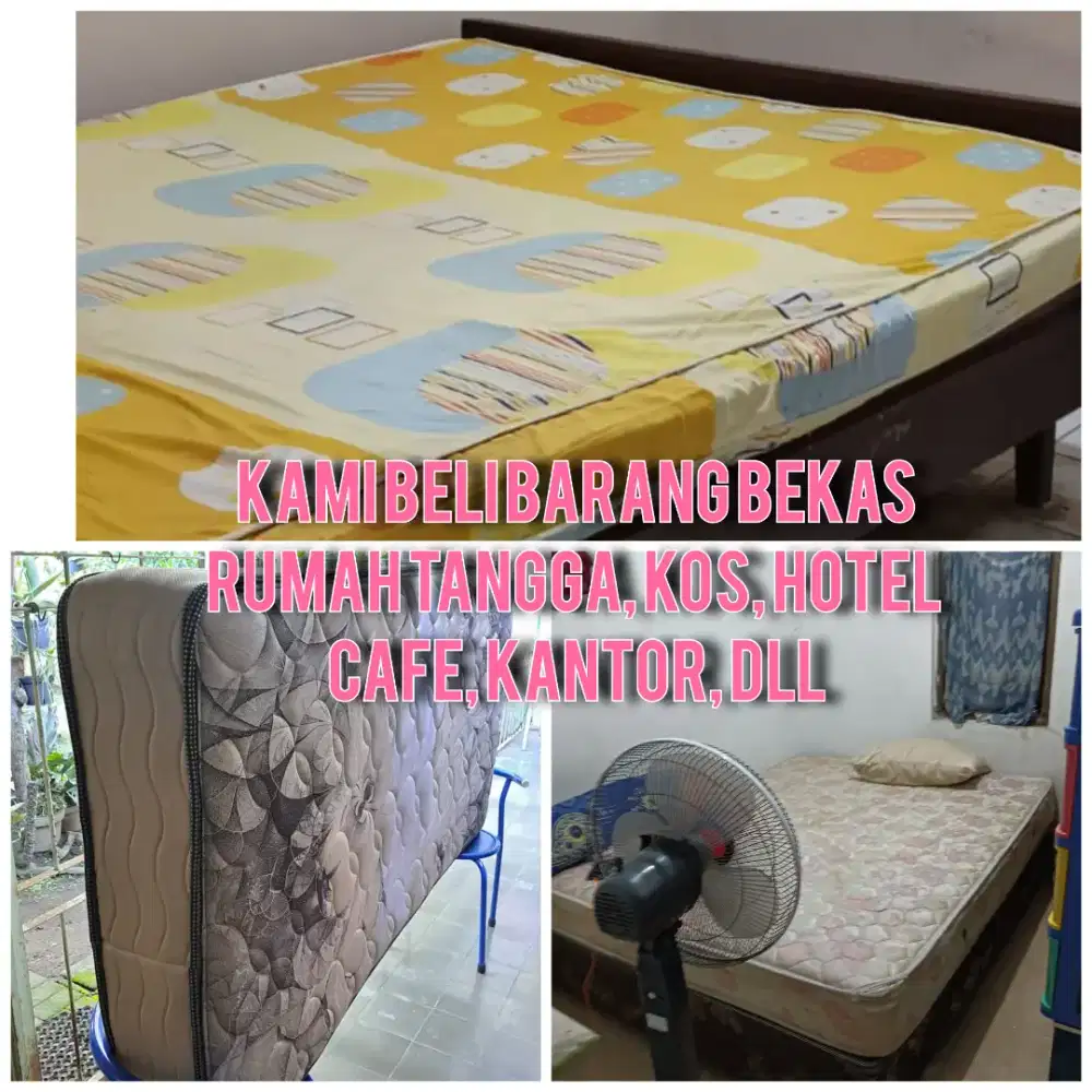 Kami terima beli barkas Springbed dan furniture bekasmu