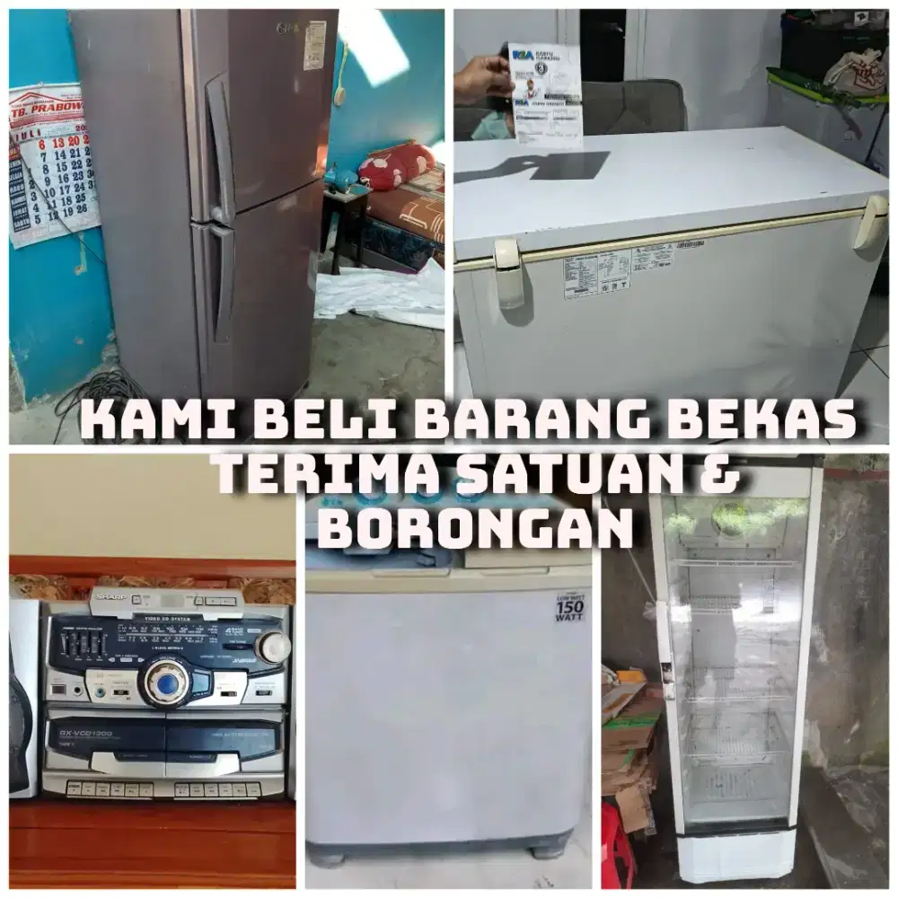 Tawarkan terus Kulkas, freezer, Showcase bekas dan AC balas anda