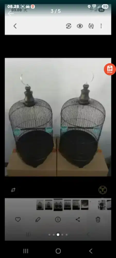 Kandang sangkar lovebird kenari pentet perkutut trucuk kutilang jalak